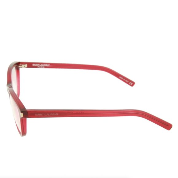 Saint Laurent Women's Red Transparent Eyeglasses! - Picture 3 of 3
